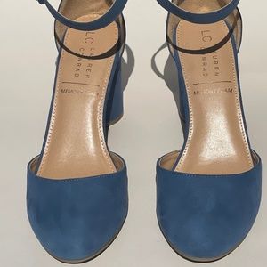 Sky blue Lauren Conrad block Heel